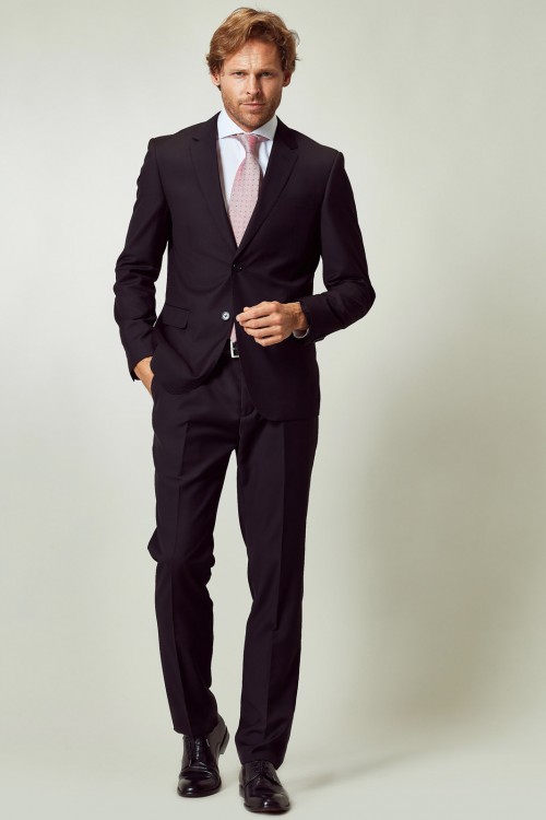 Traje Liso Slim Fit Negro