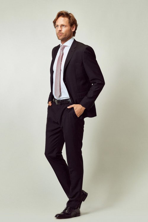 Traje Liso Slim Fit Negro