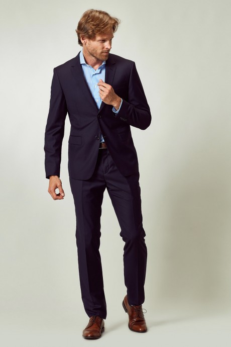 Traje Liso Slim Fit Marino